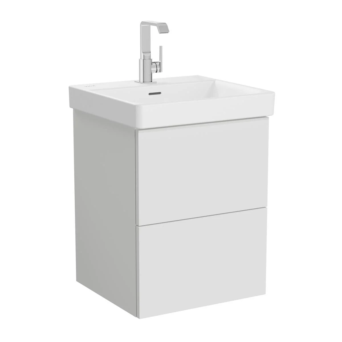 Mobilier de baie - Unitate de baza lavoar baie 50cm cu 2 drawers, cu standard lavoar / chiuveta baie | 67207