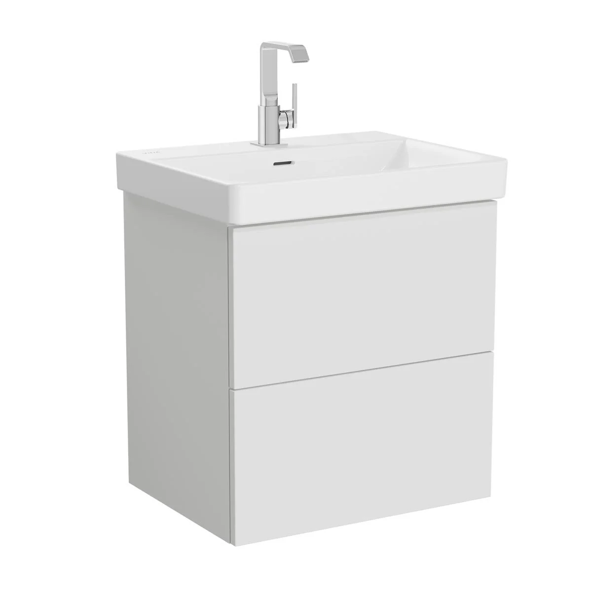 Mobilier de baie - Unitate de baza lavoar baie 60cm cu 2 drawers, cu standard lavoar / chiuveta baie | 67208