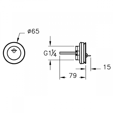 Ventil scurgere crom | A45137 [1]