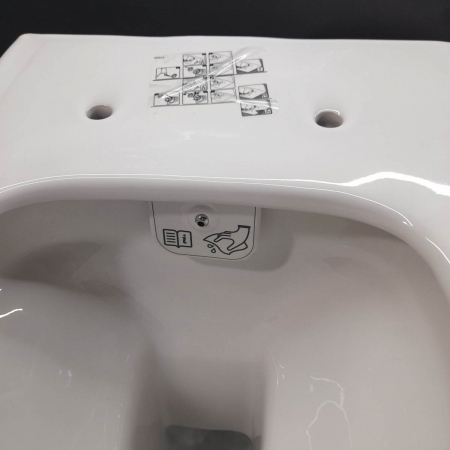 WC suspendat rimless, robinet bideu integrata 54cm, alb | 7748B003-1684 [4]