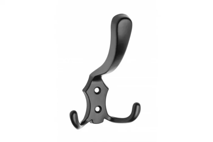 Agatatoare cuier K24 A0, 78x126 mm, 3 agatatori, negru mat [1]