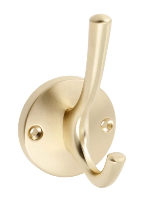 Agatatoare cuier RHINO 105x59 mm, 2 agatatori, gold [1]