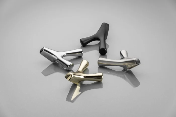 Agatatoare cuier TORNA 81x71 mm, 2 agatatori, inox [2]
