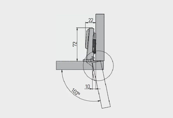 Balama aplicata cu amortizare Solid Plus, reglaj 3D [3]