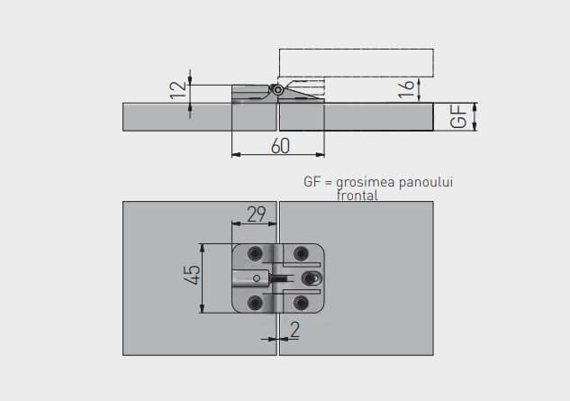 Balama fluture pentru masa plianta [2]