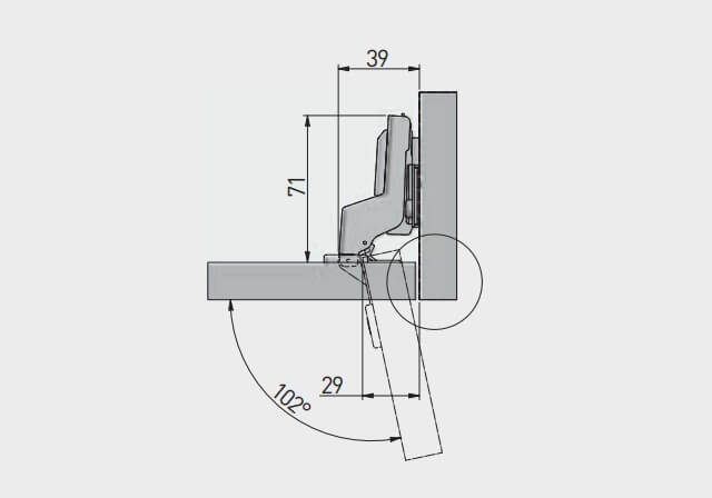 Balama incadrata cu amortizare Solid Plus, reglaj 3D [2]