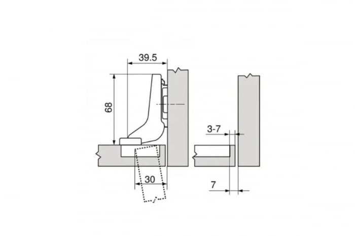 Balama incadrata fara arc CLIP TOP 110° [2]