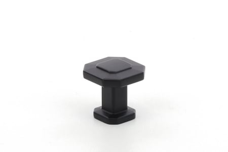 Buton mobila BERLIN 30x28 mm, negru mat [2]
