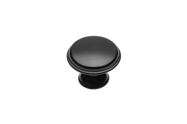 Buton mobila Cento D28 mm, negru mat [1]