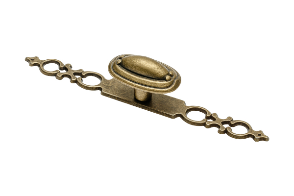 Buton mobila cu sild WP1146, alama antichizata [1]