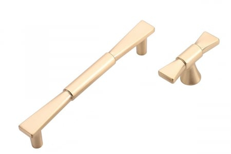 Buton mobila FIRENZE 60x30 mm, brushed gold [2]