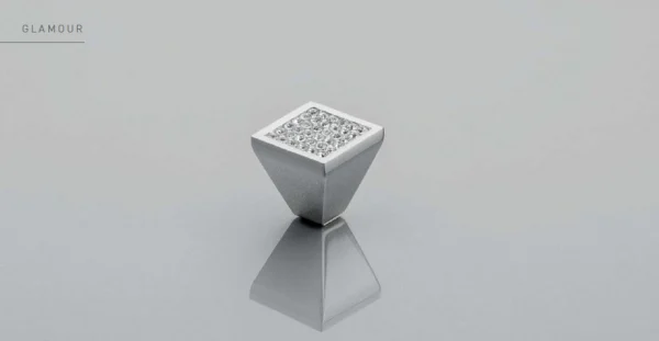 Buton mobila Glamour Crystal 30x28.5 mm [2]