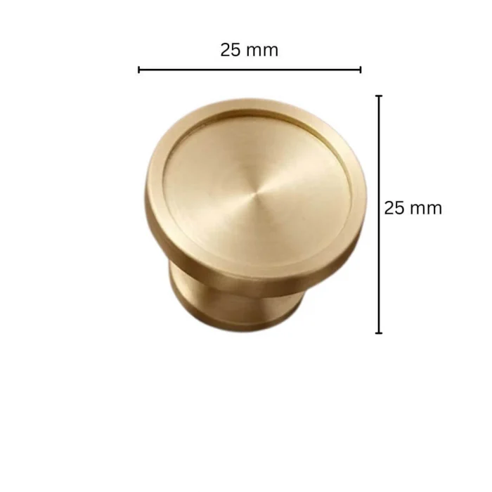 Buton mobila HK0072 25x25 mm, alama [2]