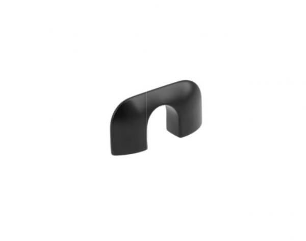 Buton mobila MILAN 55x28 mm, negru mat [1]