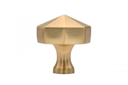 Buton mobila OCTAGON 27x28 mm, brushed gold [2]