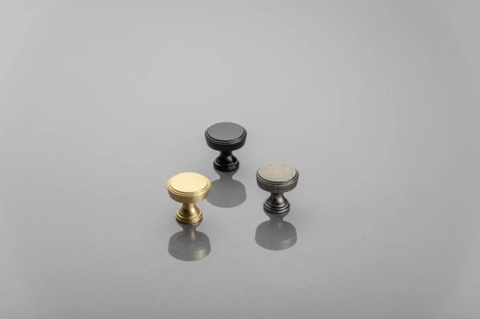 Buton mobila SONET 25x24 mm, argintiu antichizat [3]