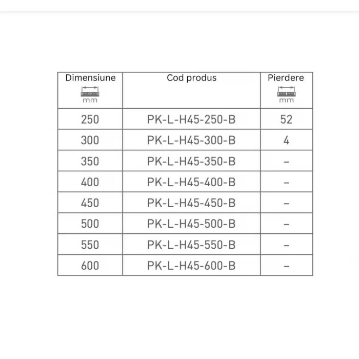 Glisiera bile 250 mm Versalite Plus+, soft-close, extragere partiala, 40 kg [3]