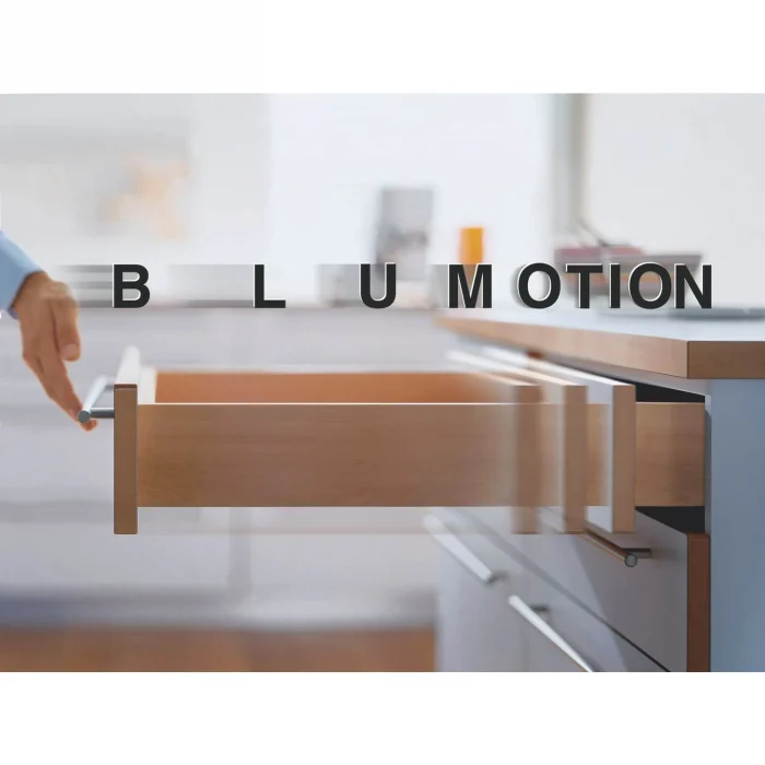 Glisiera TANDEM BLUMOTION extractie partiala, 500 mm, pal 18 mm, 30 kg [2]