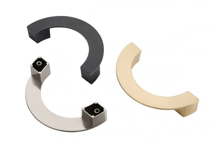 Maner mobila BRON 96 mm, brushed gold [3]