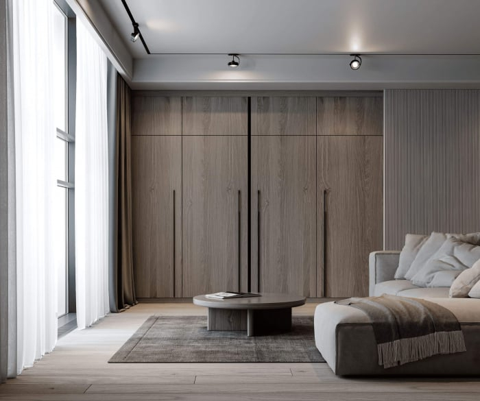 Maner mobila EXTEND 1200 mm, negru mat [3]