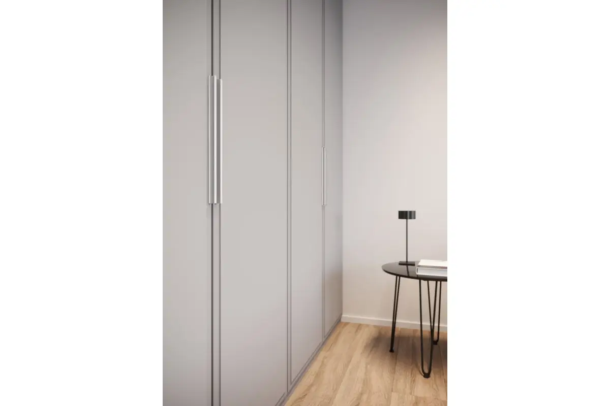 Maner mobila GROOVE 160 mm, alb mat [7]