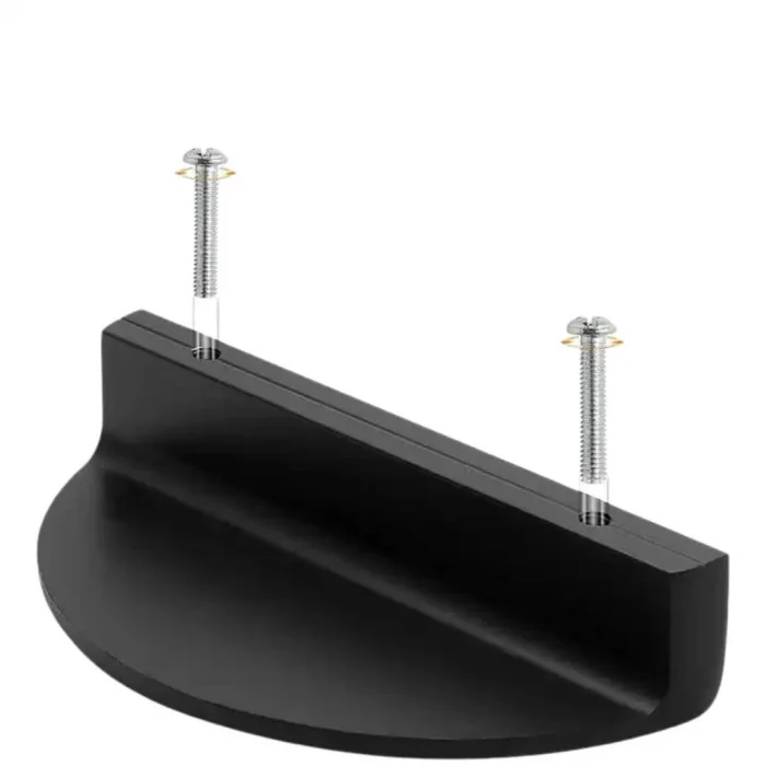 Maner mobila HALF MOON 64 mm, negru mat [2]