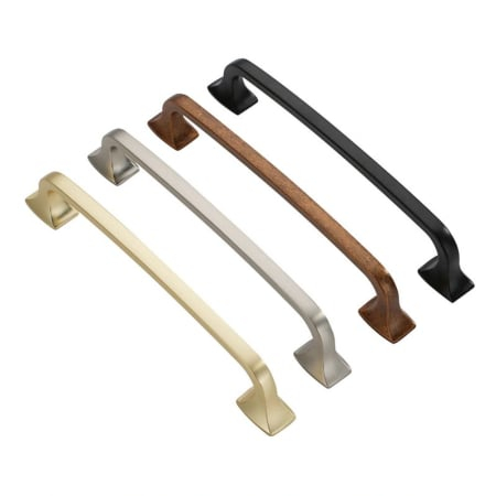 Maner mobila MONZA 128 mm, brushed gold [2]