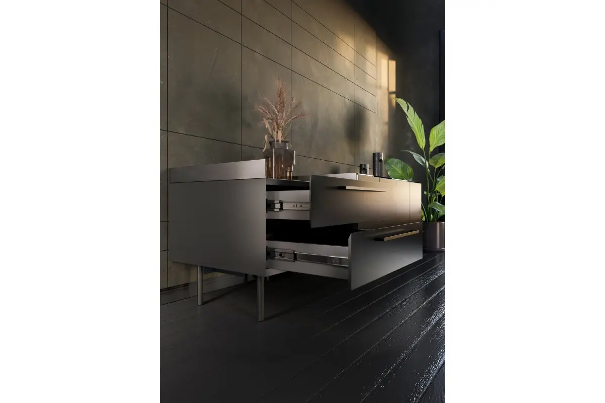 Maner mobila NYXA 128 mm, antracit [3]