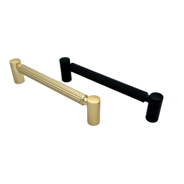 Maner mobila PARMA 128 mm, negru mat [4]