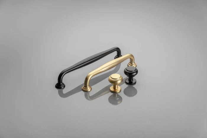 Maner mobila STILO 128 mm, brushed gold [4]