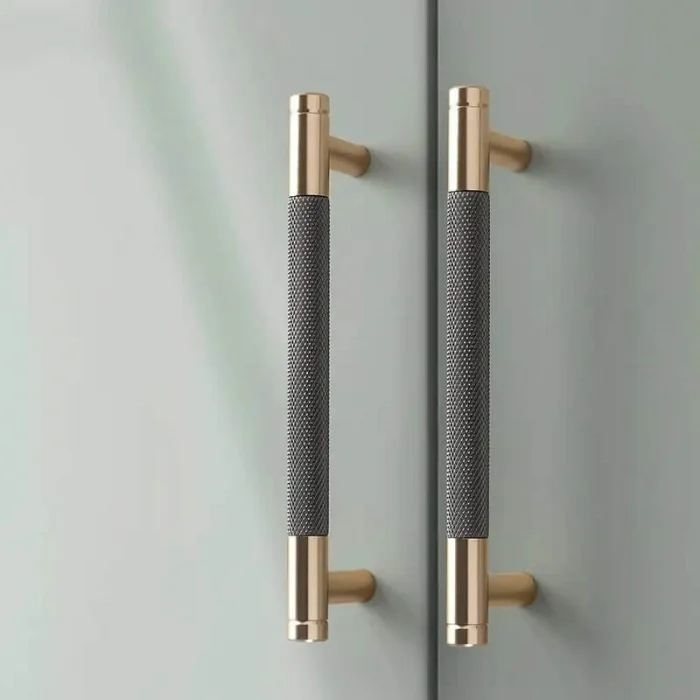 Maner mobila ZA012 128 mm, auriu + gri [3]