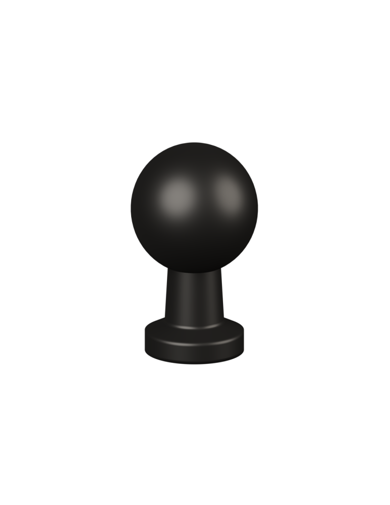 REJS - Buton mobila LIRA  32x15 mm, negru [3]