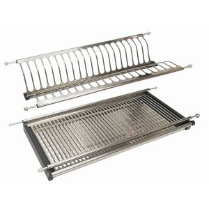 Scurgător de vase pt corp 500  în 2 nivele, cu tavă din inox, [2]