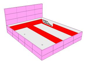 Somiera Metalica Lux pentru 2 persoane 1600 x 1900 mm [7]