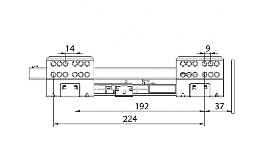 Tandembox Slim L=300mm, H=167mm, alb, reglabil [5]