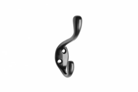 Agățători cuier - Agatatoare cuier MALAGA A0 25x116 mm, 2 agatatori, negru mat