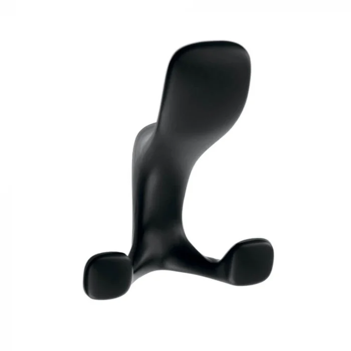 Agățători cuier - Agatatoare cuier TOLEDO A0 78x104 mm, 3 agatatori, negru mat