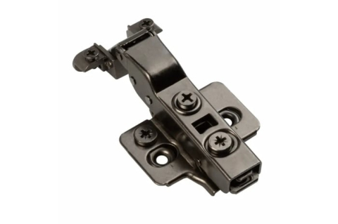 FERONERIE MOBILIER - Balama semiaplicata fara arc, Silento Pro, pentru profil (rama) aluminiu, negru