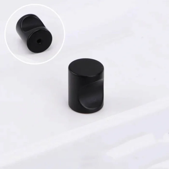 Buton mobila 6044 18x24 mm, negru mat [2]