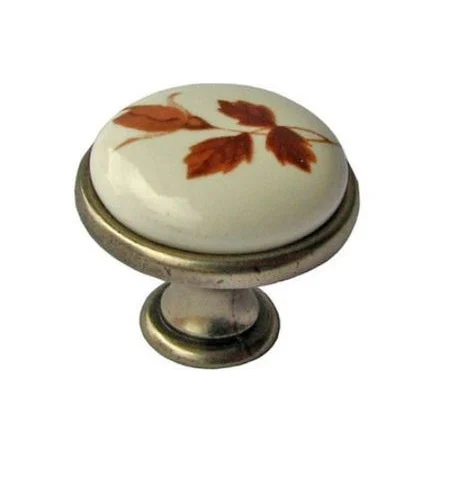 Butoni - Buton mobila Autumn Rose, alama antichizata