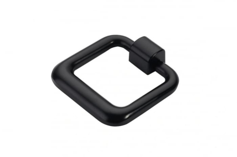 Mânere, butoni, ag. cuier - Buton mobila BONDY 49x46 mm, negru mat