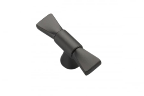 Mânere, butoni, ag. cuier - Buton mobila FIRENZE 60x30 mm, negru mat