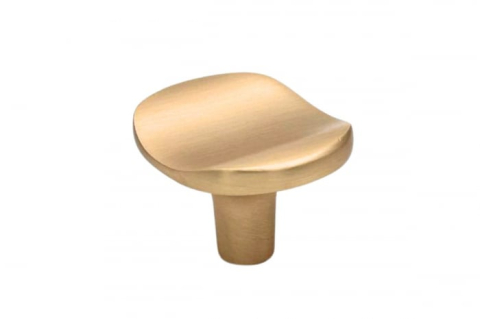 Mânere, butoni, ag. cuier - Buton mobila GENT 39x27 mm, brushed gold