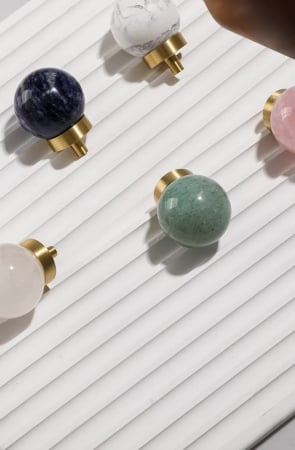 Buton mobila Green Marble 30x40 mm, alama [2]