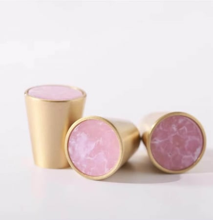 Buton mobila HK0041 24x28 mm, alama + marmura [1]