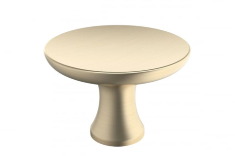Butoni - Buton mobila LOTUS 50x25 mm, brushed gold