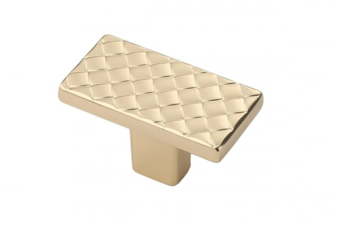 Mânere, butoni, ag. cuier - Buton mobila VIGO 42x25 mm, brushed gold