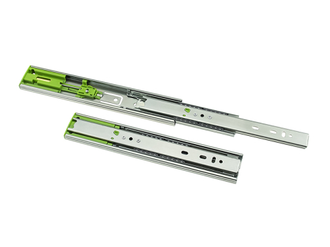 Glisiere sertare mobila - DC- Glisiera cu bile L 400 mm H 45 mm PREMIUM LINE , amortizare si, extragere totala, 45 kg