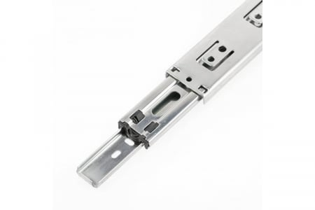 Glisiera bile 500 mm Versalite Plus+, soft-close, extragere totala, 40 kg, negru mat [1]