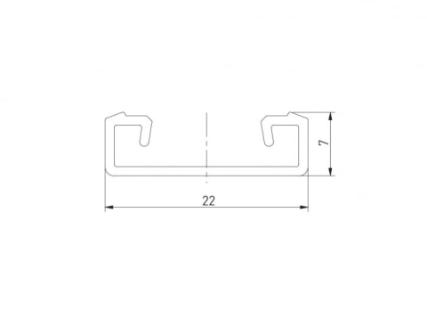 GTV-Profil banda LED aplicat GLAX 3 m, gri [2]